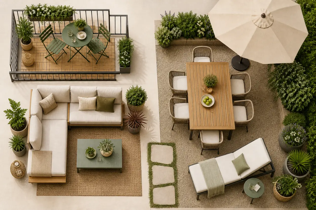 Balcon, terrasse ou grand jardin : quels meubles de jardin extérieur choisir ?