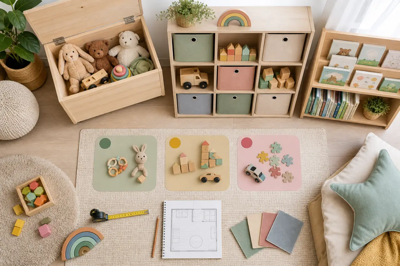 Coffre, cases ou bibliothèque : quel meuble de rangement pour les jouets selon l’âge et l’espace ?