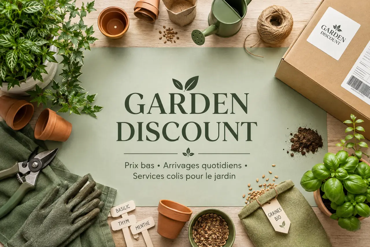 Garden Discount : prix bas, arrivages quotidiens et services colis pour le jardin