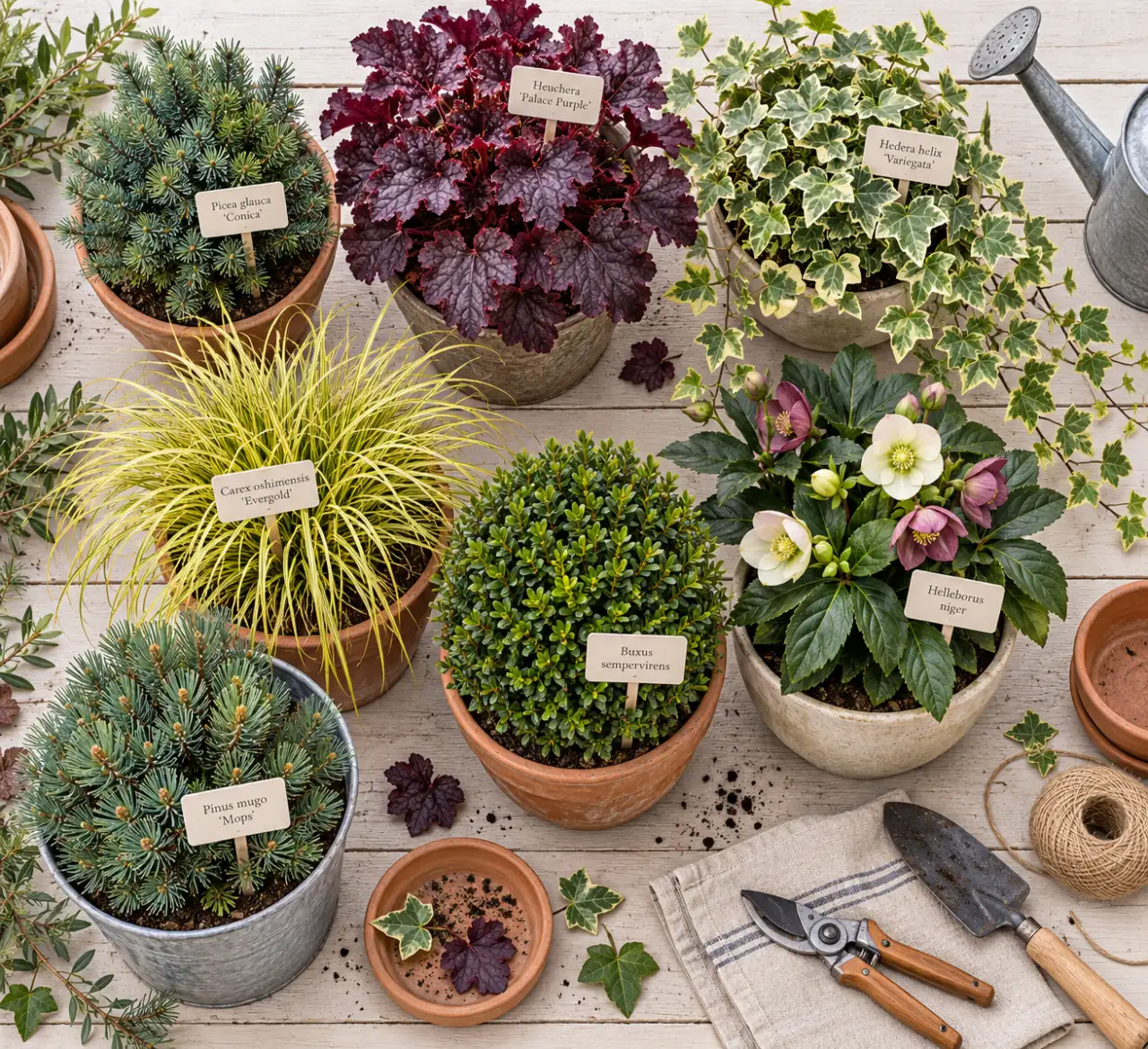 Plante d’extérieur toute saison : du feuillage en hiver, pas forcément des fleurs toute l’année